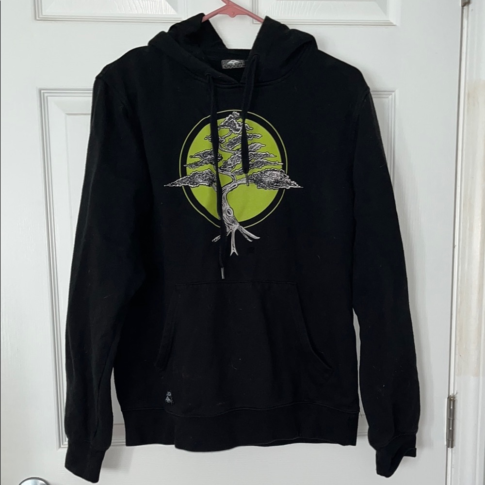 Black Graphic Hoodie